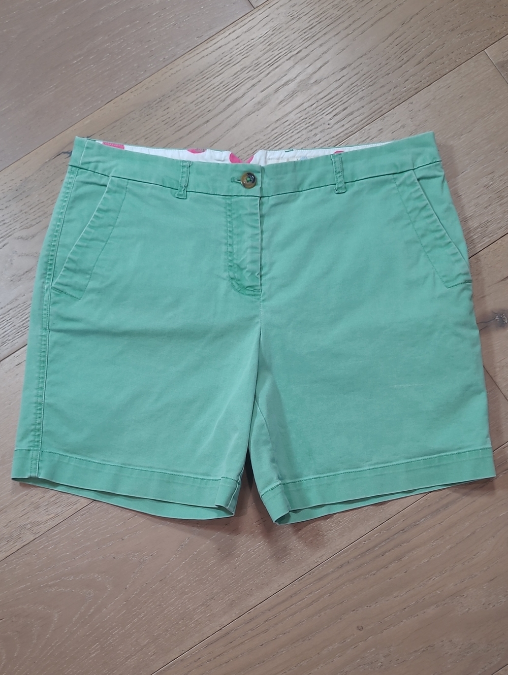 Boden Daisy Chino Shorts Women's sz 8 Green 6" Chino Shorts